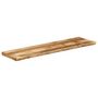 Voir la diapositive 2 : VIDAXL Dessus de table bord vivant 180x40x2,5 cm bois de manguier brut