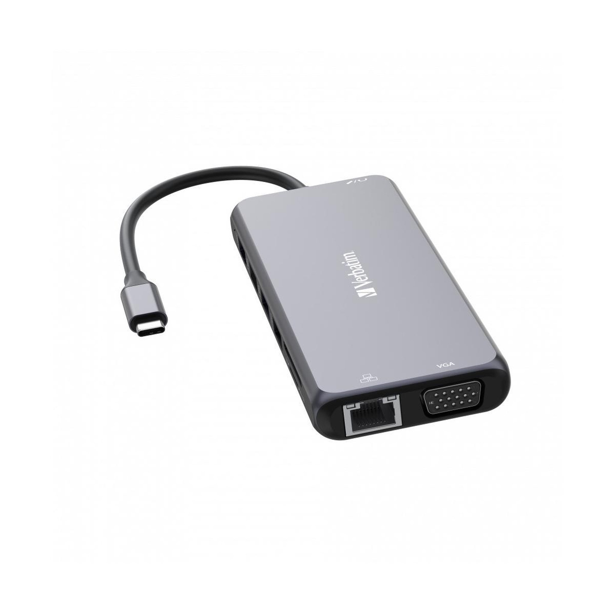 Voir la diapositive 3 : Verbatim Verbatim CMH-14 USB Type-C 5000 Mbit/s Argent