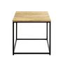Voir la diapositive 2 : Paris Prix Table d'Appoint  Pika  45cm Chêne & Noir
