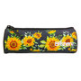 Voir la diapositive 1 : Bagtrotter BAGTROTTER Trousse scolaire ronde Offshore Noir Tournesols