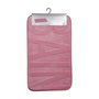Voir la diapositive 3 : Paris Prix Tapis de Bain Microfibre  Relief  45x75cm Rose