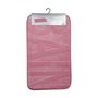Voir la diapositive 3 : Paris Prix Tapis de Bain Microfibre  Relief  45x75cm Rose