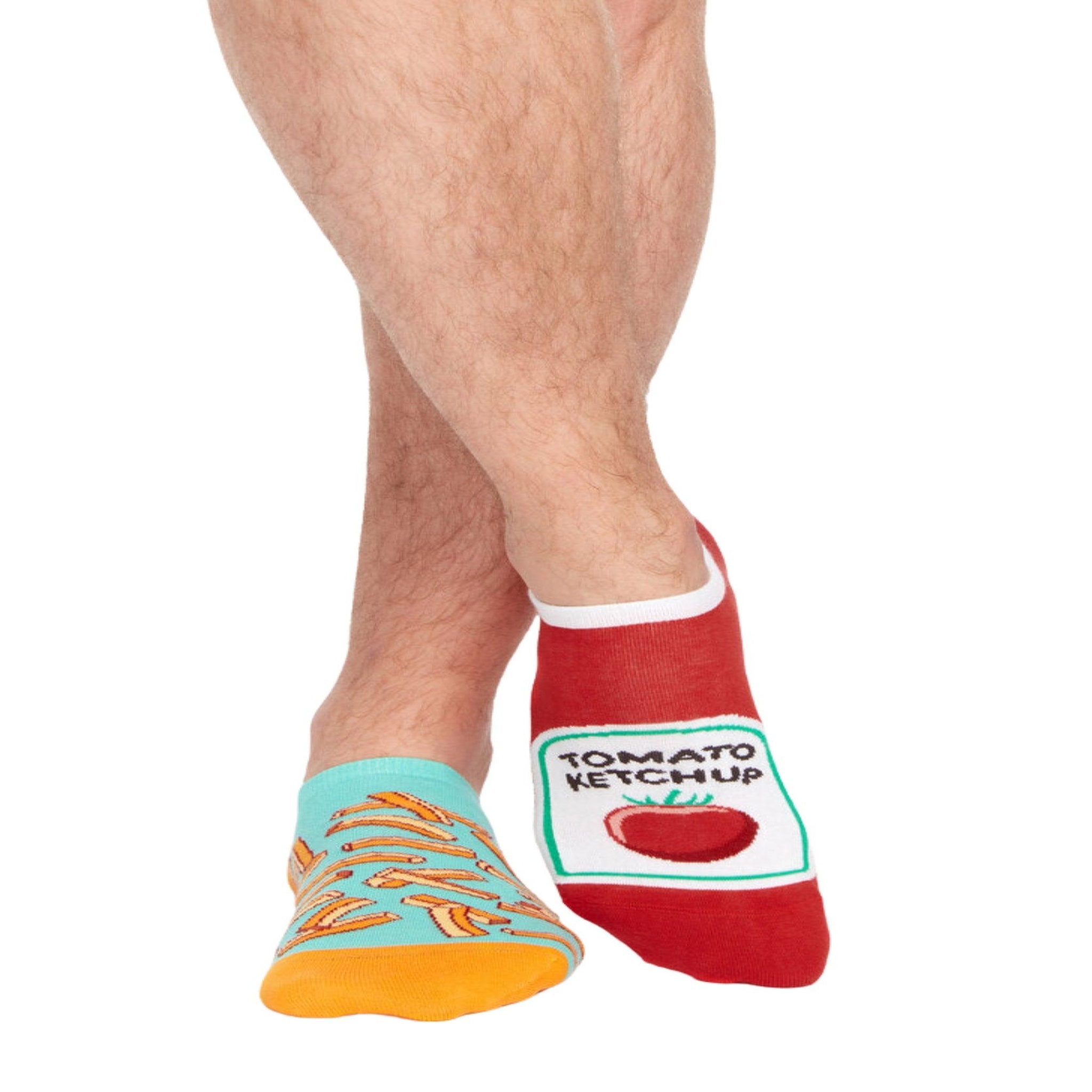 Voir la diapositive 2 : DEDOLES Socquettes invisibles frites et ketchup