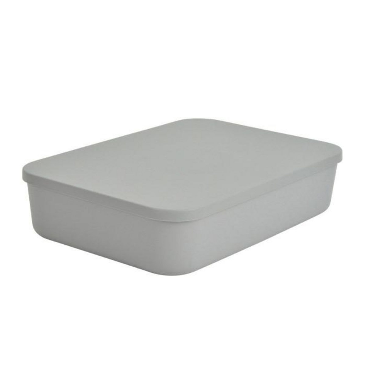 Paris Prix Boîte de Rangement Avec Couvercle  Iris  5,5L Gris