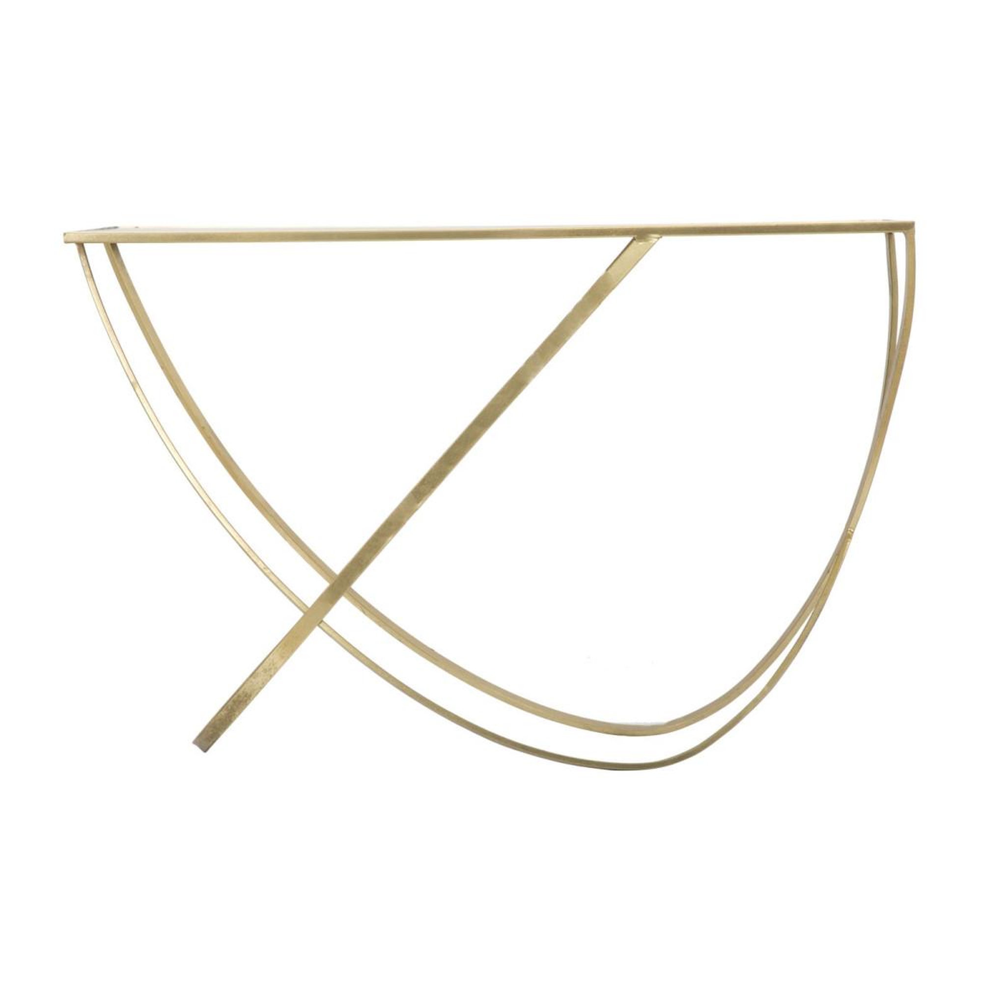 Voir la diapositive 3 : Paris Prix Console design  ring  120cm noir & or