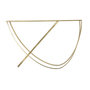 Voir la diapositive 3 : Paris Prix Console Design  Ring  120cm Noir & Or