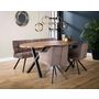 Voir la diapositive 3 : LISA DESIGN Neela - banc de table - en velours - 3 personnes