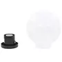VIDAXL Lampes a LED sous forme de boule 4 pcs Spherique 20 cm PMMA