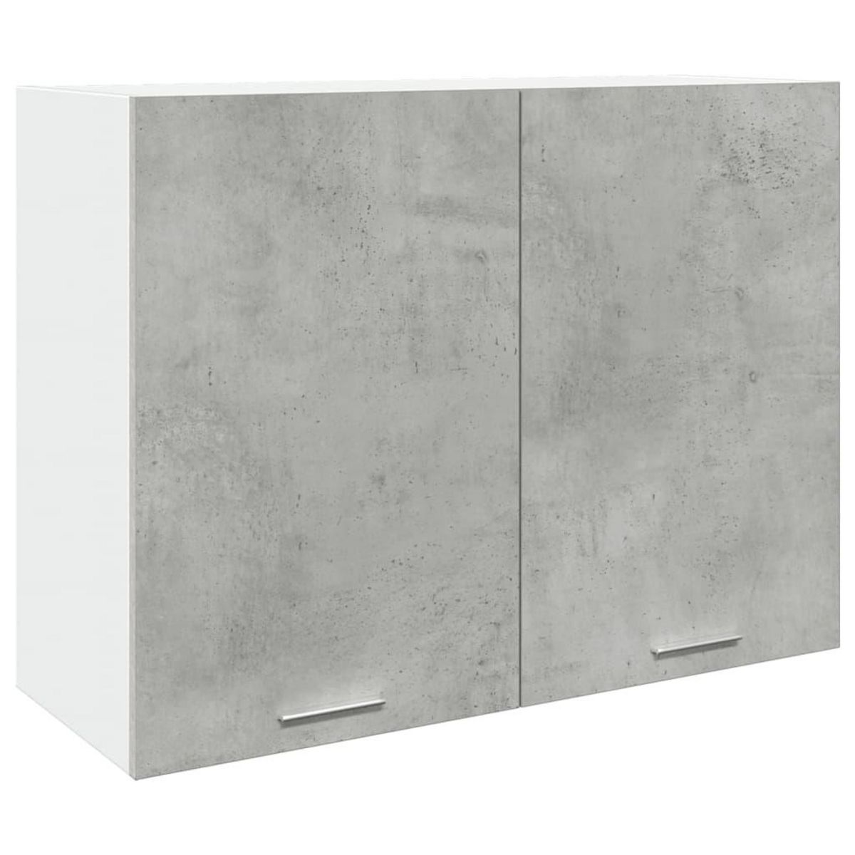 VIDAXL Armoire suspendue Gris beton 80x31x60 cm Agglomere