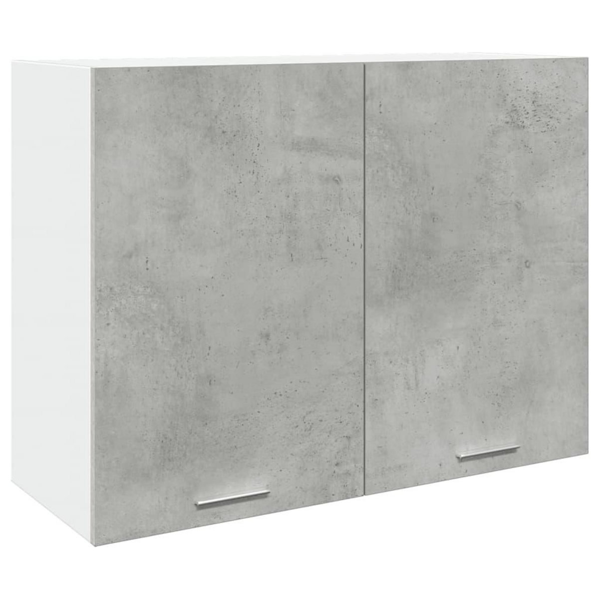 VIDAXL Armoire suspendue Gris beton 80x31x60 cm Agglomere