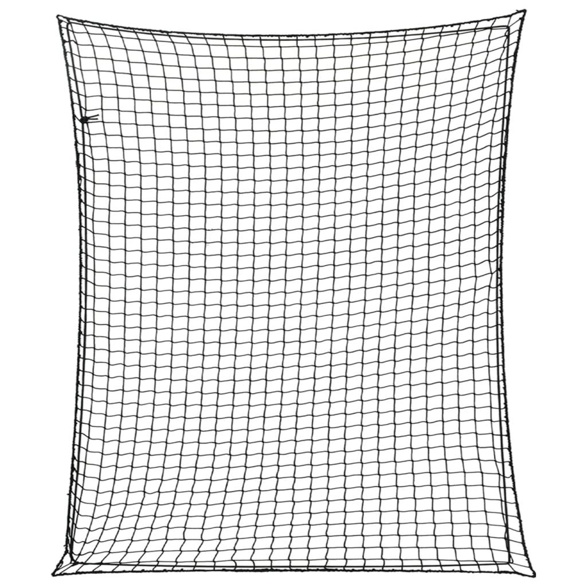 VIDAXL Filet pour remorque avec corde elastique noir 3,5x3 m PP