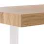 Voir la diapositive 5 : ID MARKET Table à manger rectangle PHOENIX 6 personnes bois et blanc 160 cm