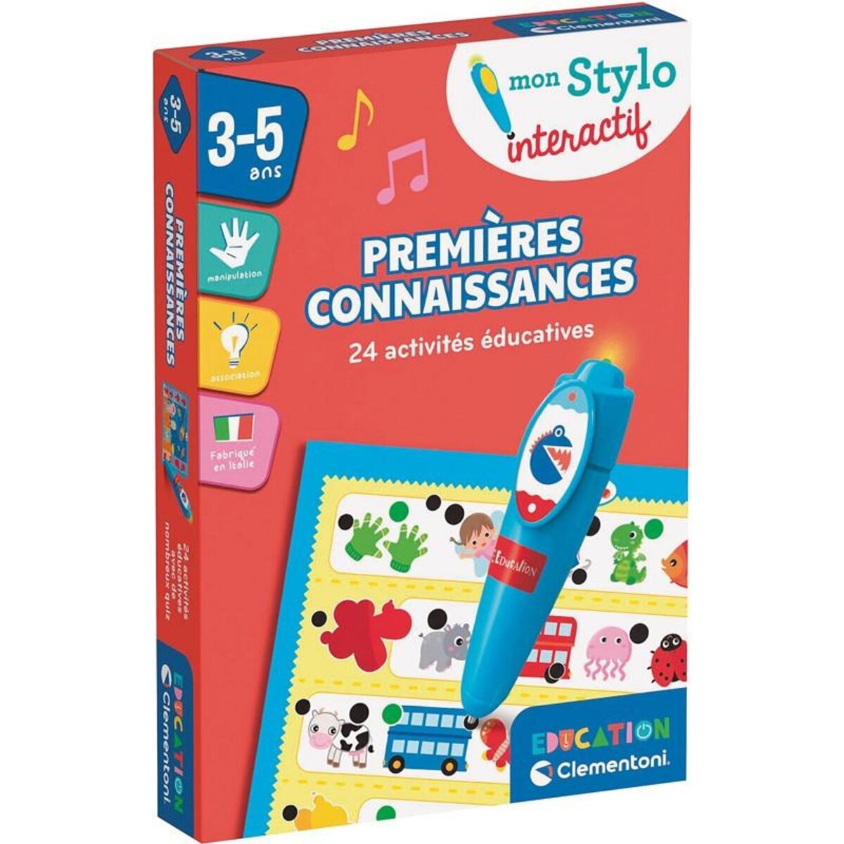 CLEMENTONI STYLO INTERACTIF CONNAISSANCES CLEMENTONI CLI52806