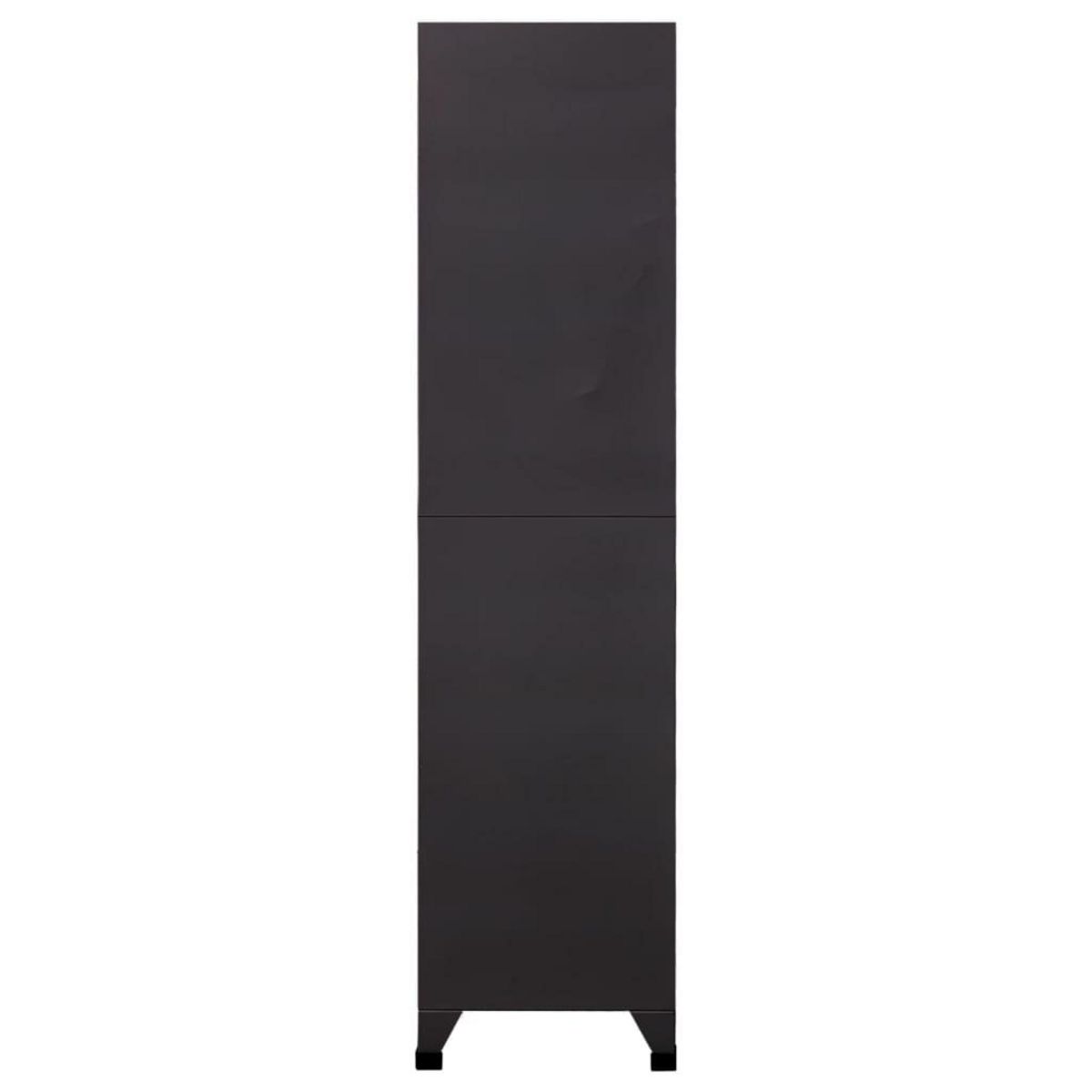 VIDAXL Armoire a casiers Anthracite et rouge 90x45x180 cm Acier