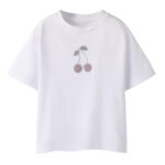 NAME IT T Shirt  Fille Name it Flanica. Coloris disponibles : Blanc