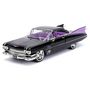 Voir la diapositive 2 : Z MODELS DISTRIBUTION Voiture miniature Cadillac 1959 + figurine Catwoman - 1/24ème