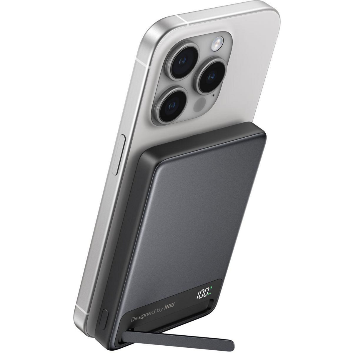 INIU Batterie externe 10 000 mAh MagPro slim noir