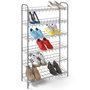 Voir la diapositive 1 : Metaltex Metaltex Etagere a chaussures a 6 niveaux Shoe 6 Gris argente
