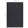 Voir la diapositive 6 : VIDAXL Tapis 100x150 cm Anthracite