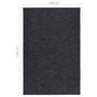 Voir la diapositive 6 : VIDAXL Tapis 100x150 cm Anthracite
