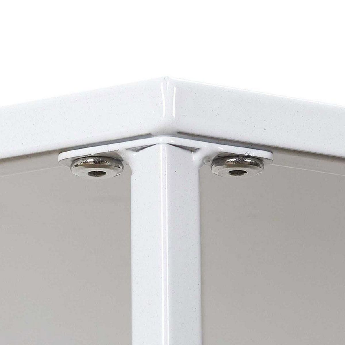 The Home Deco Factory Lot de 3 sellettes gigognes métal blanc