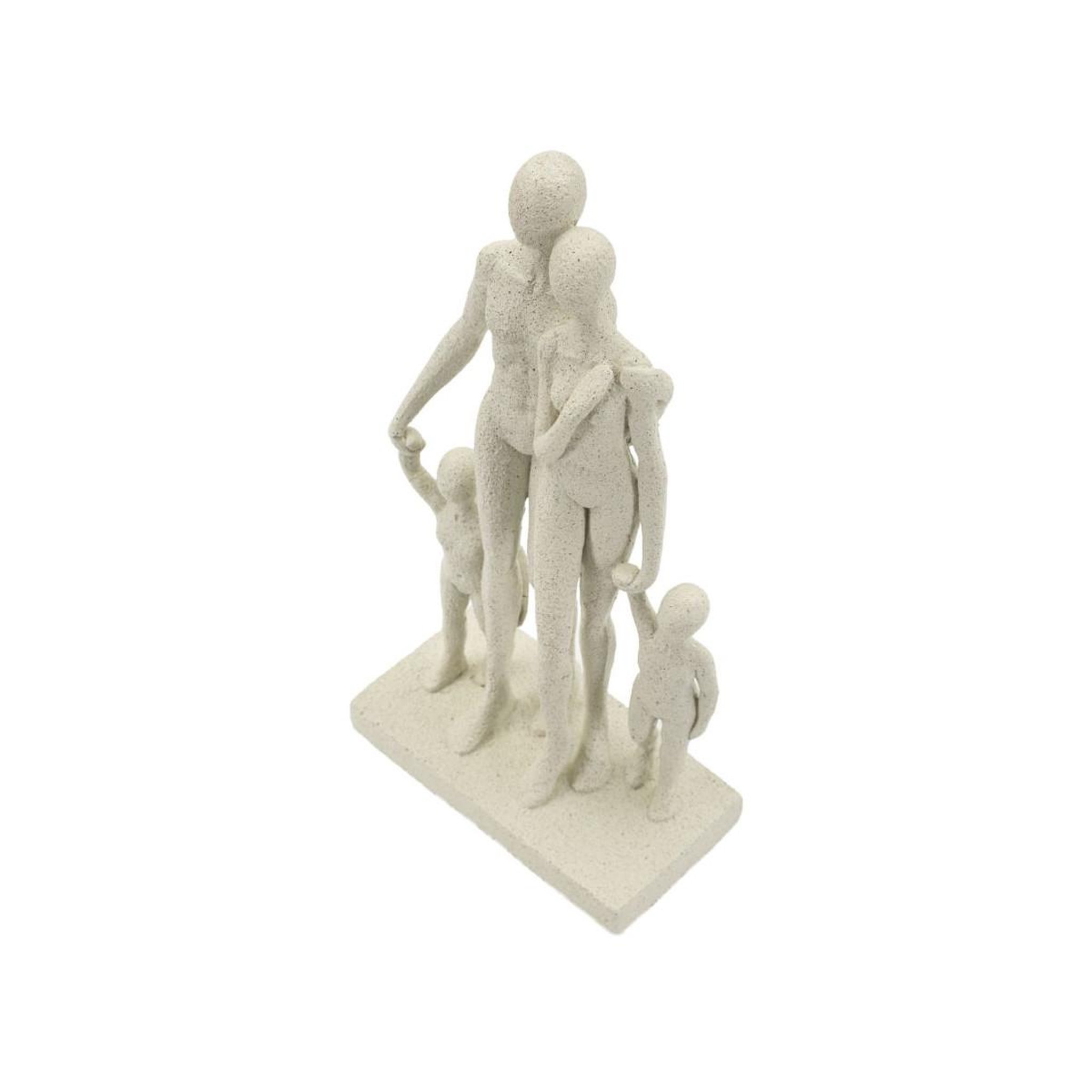 Voir la diapositive 4 : Paris Prix Statuette déco famille  stons  30cm crème