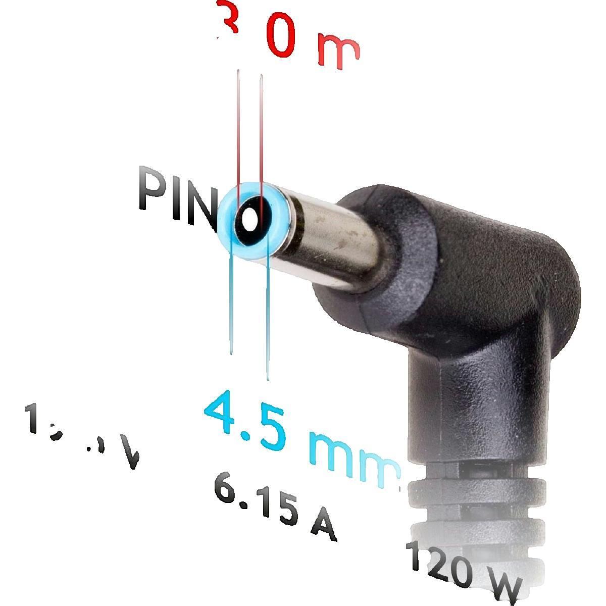 HP Chargeur Akyga AK-ND-45 120W pour ordinateurs portables HP et Compaq