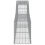 Voir la diapositive 5 : VIDAXL Paniers a gabions arques 2 pcs 400x30x40/60 cm Fer galvanise