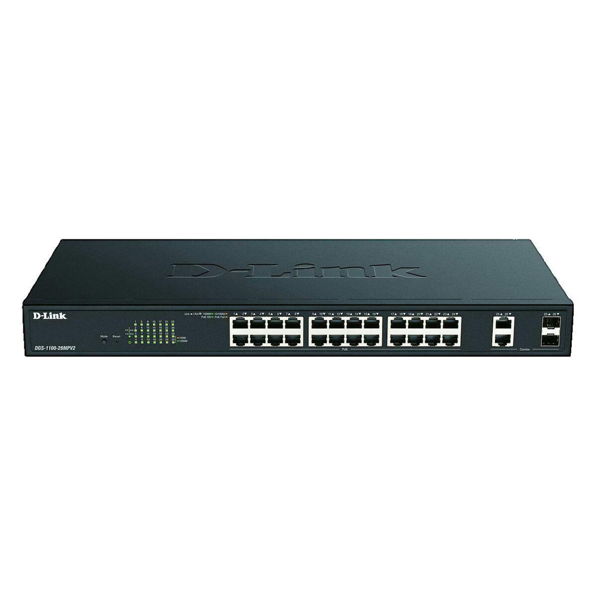 D-Link Switch D-Link DGS 1100-26MPV2 - 24 ports 10/100/1000 PoE + 2 ports SFP