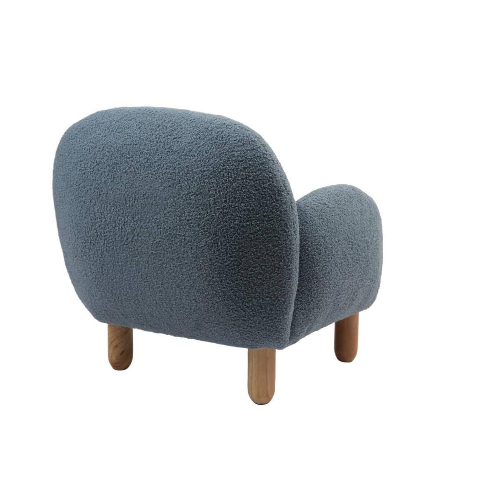 Voir la diapositive 5 : Paris Prix Fauteuil enfant bouclette  rocky  56cm bleu