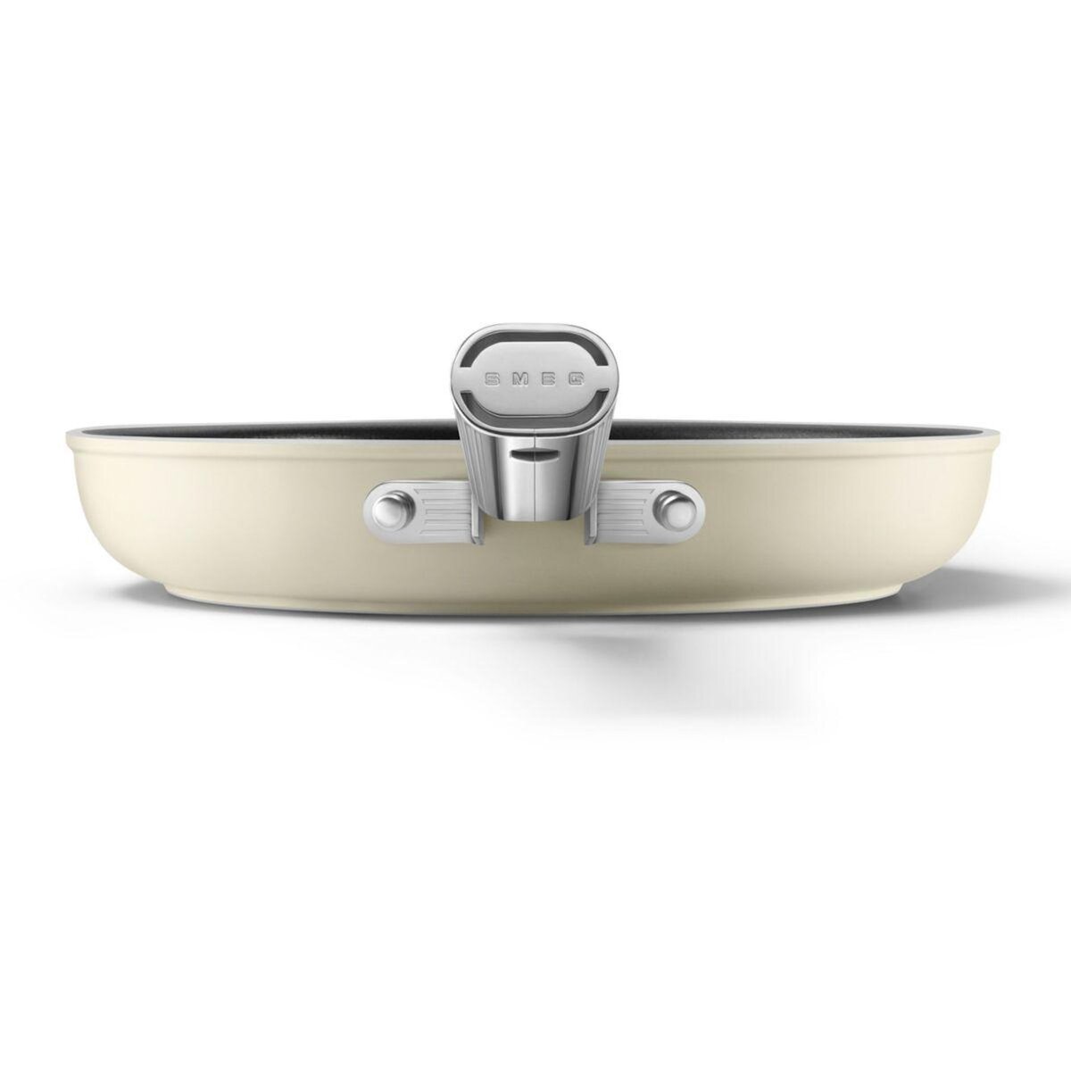 SMEG Poêle 28cm céramique crème