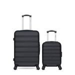 HERO HERO - LOT DE 2 - VALISE WEEKEND ET VALISE CABINE XXS RENOSO. Coloris disponibles : Noir, Rose, Gris, Beige
