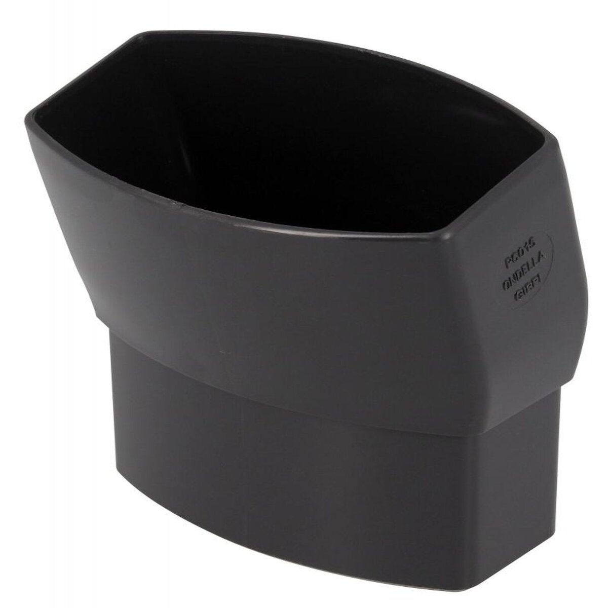 GIRPI Coude 15° mâle / femelle pour gouttière Pco87a PVC