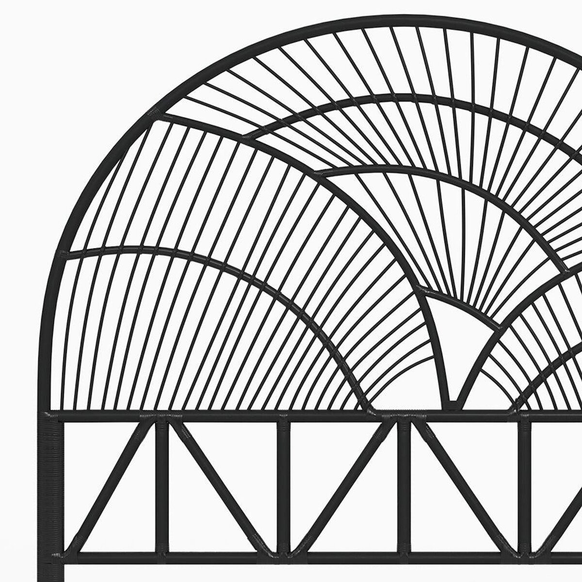 Rendez vous déco Tête de lit en rotin naturel 140 cm - Séléné