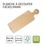 Voir la diapositive 4 : Fackelmann Planche à découper rectangulaire 45 x 15 cm Fackelmann Nature