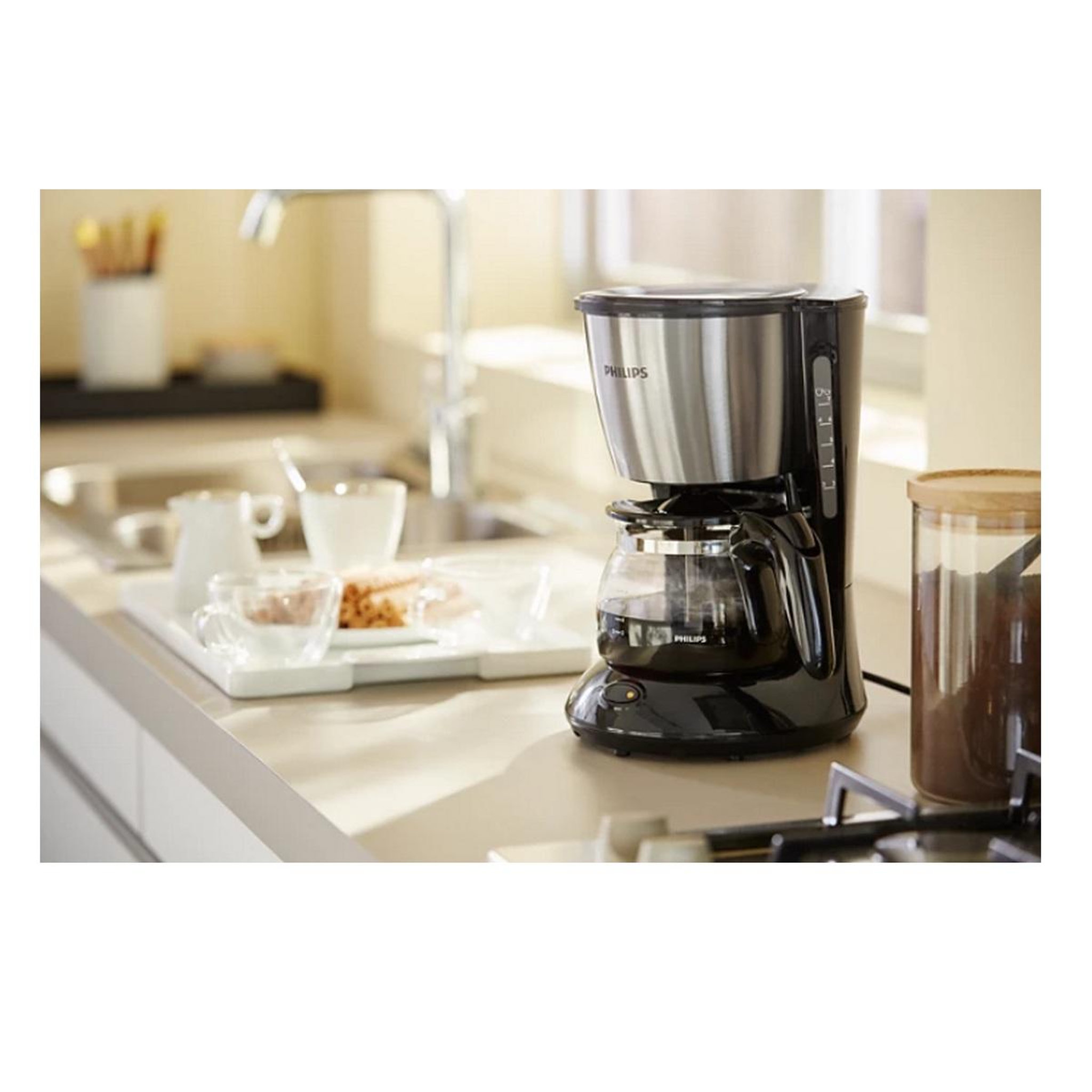 Voir la diapositive 3 : Philips Cafetière filtre 7 tasses 700w - hd7435-20