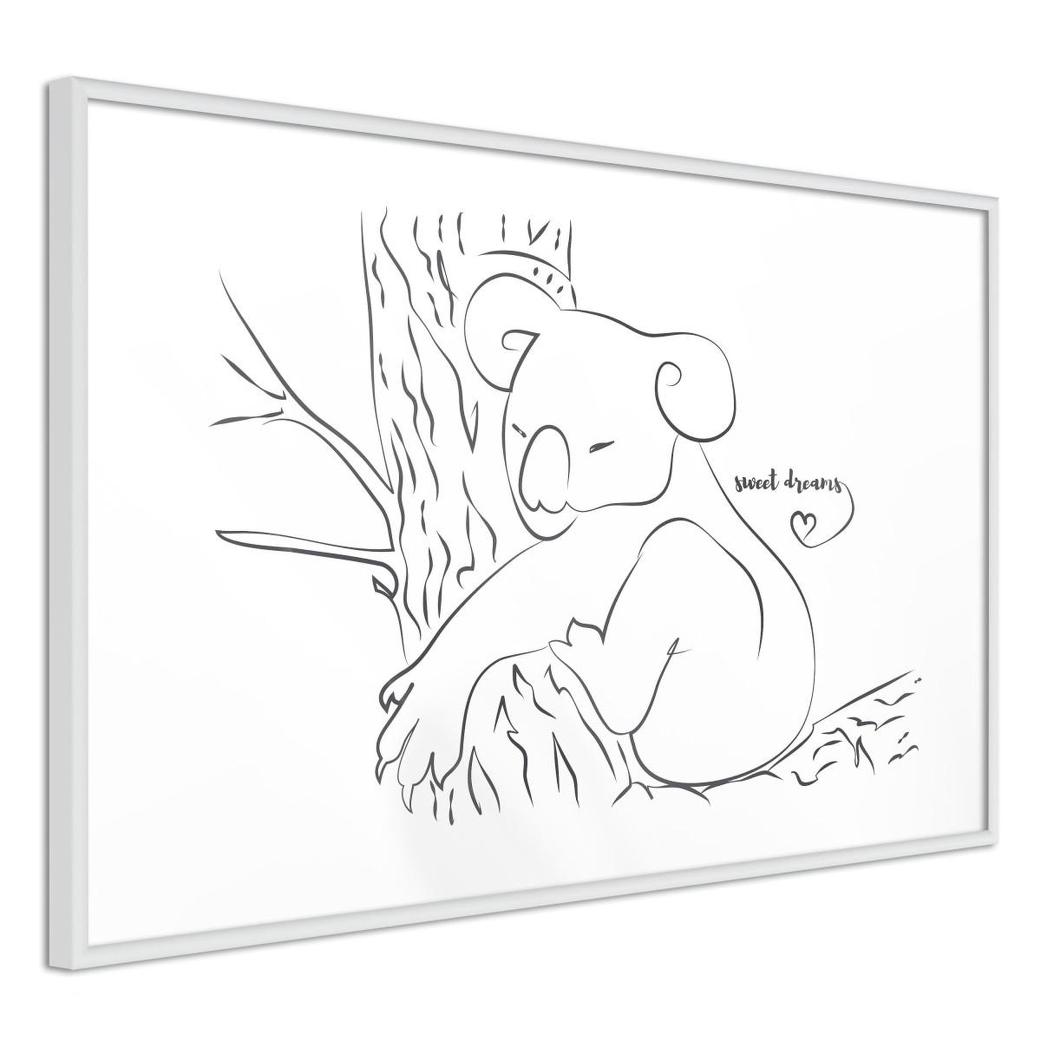 Paris Prix Affiche murale encadrée  resting koala