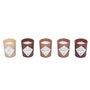 Voir la diapositive 2 : Paris Prix Lot de 5 Bougies Parfumées  Coffret  5cm Nude