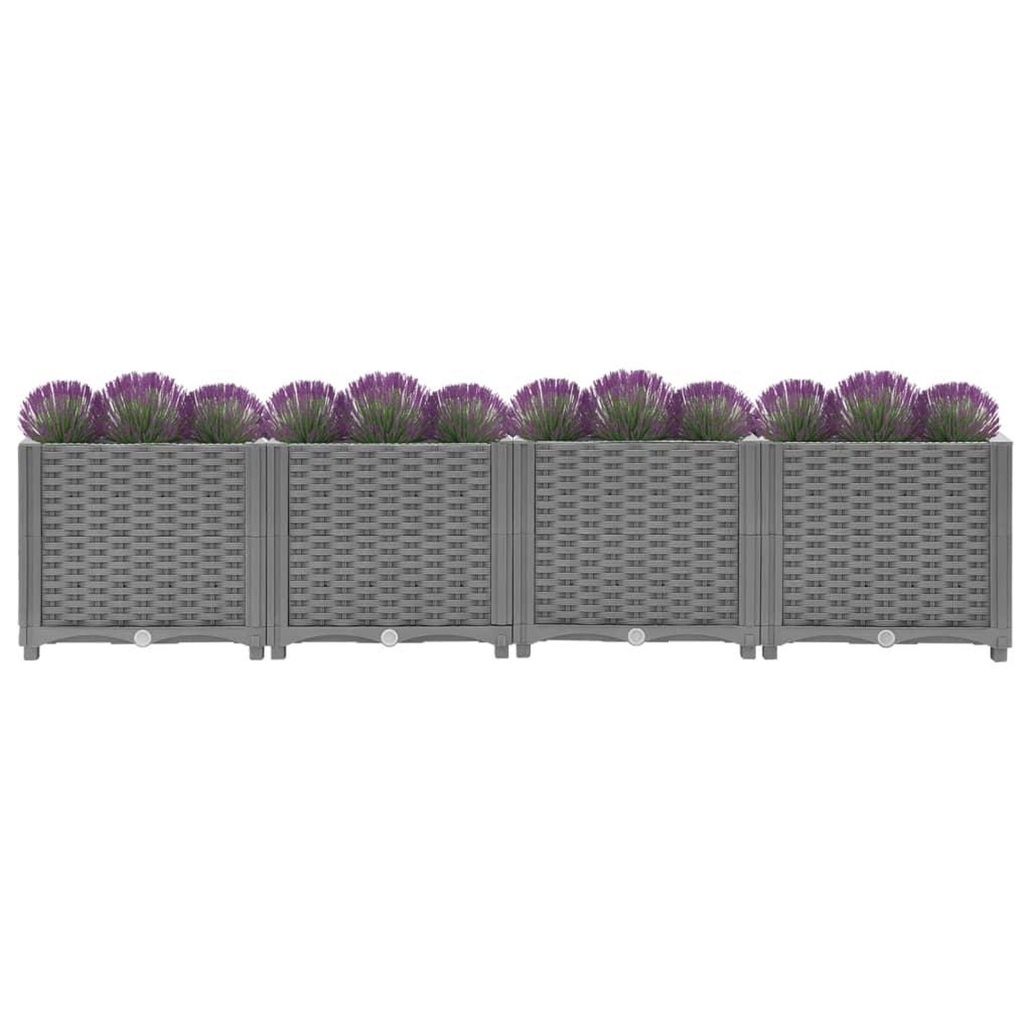 Voir la diapositive 3 : VIDAXL Lit sureleve gris clair 160x40x38 cm Polypropylene