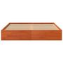 Voir la diapositive 4 : VIDAXL Cadre de lit sans matelas cire marron 120x190cm bois pin massif