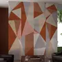 Paris Prix Papier Peint  Triangles Composition  50x1000cm