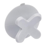 Paris Prix Crochet Ventouse  Vitamine II  6cm Gris Clair