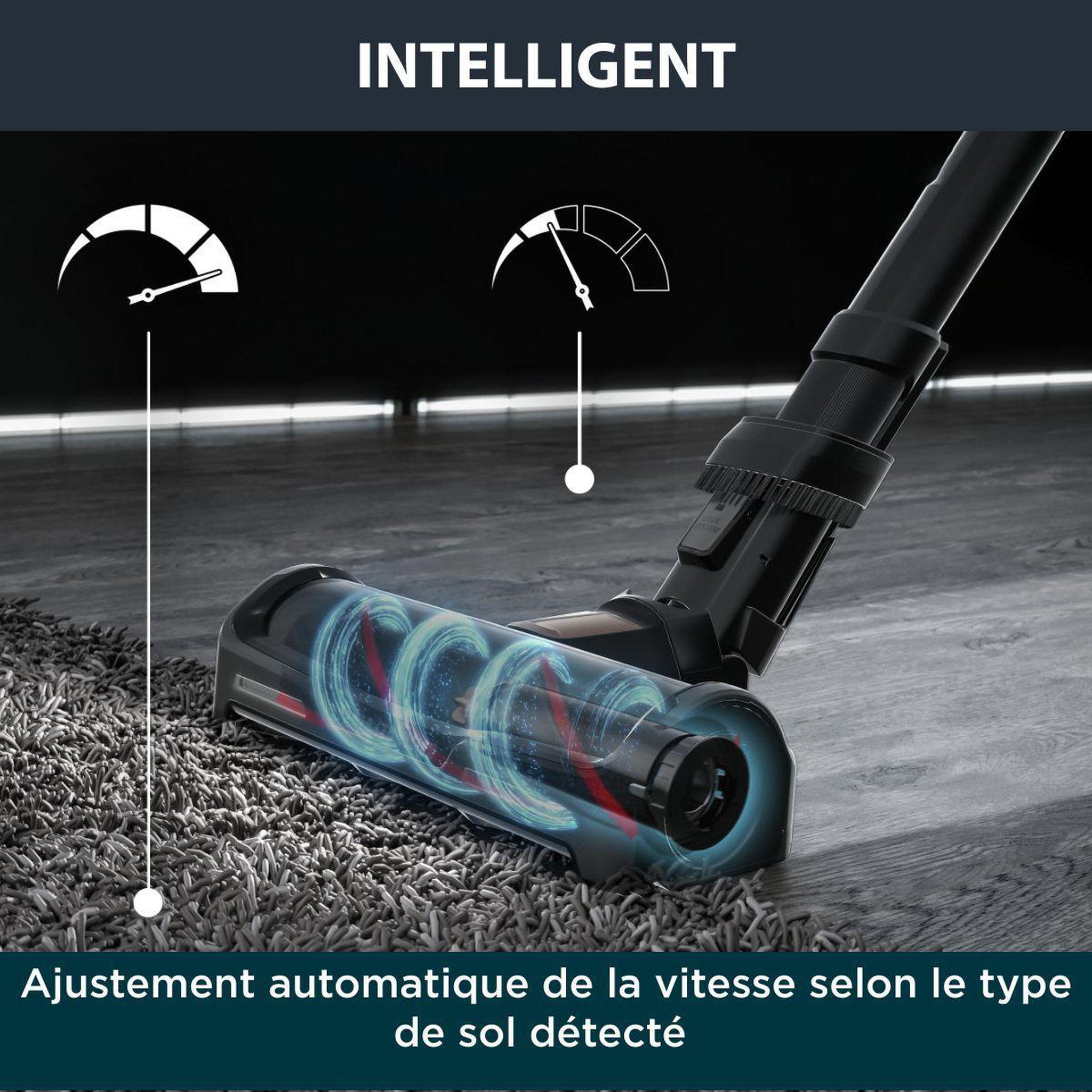 Voir la diapositive 4 : ROWENTA Aspirateur balai X-Force Flex 15.60 RH99F1WO