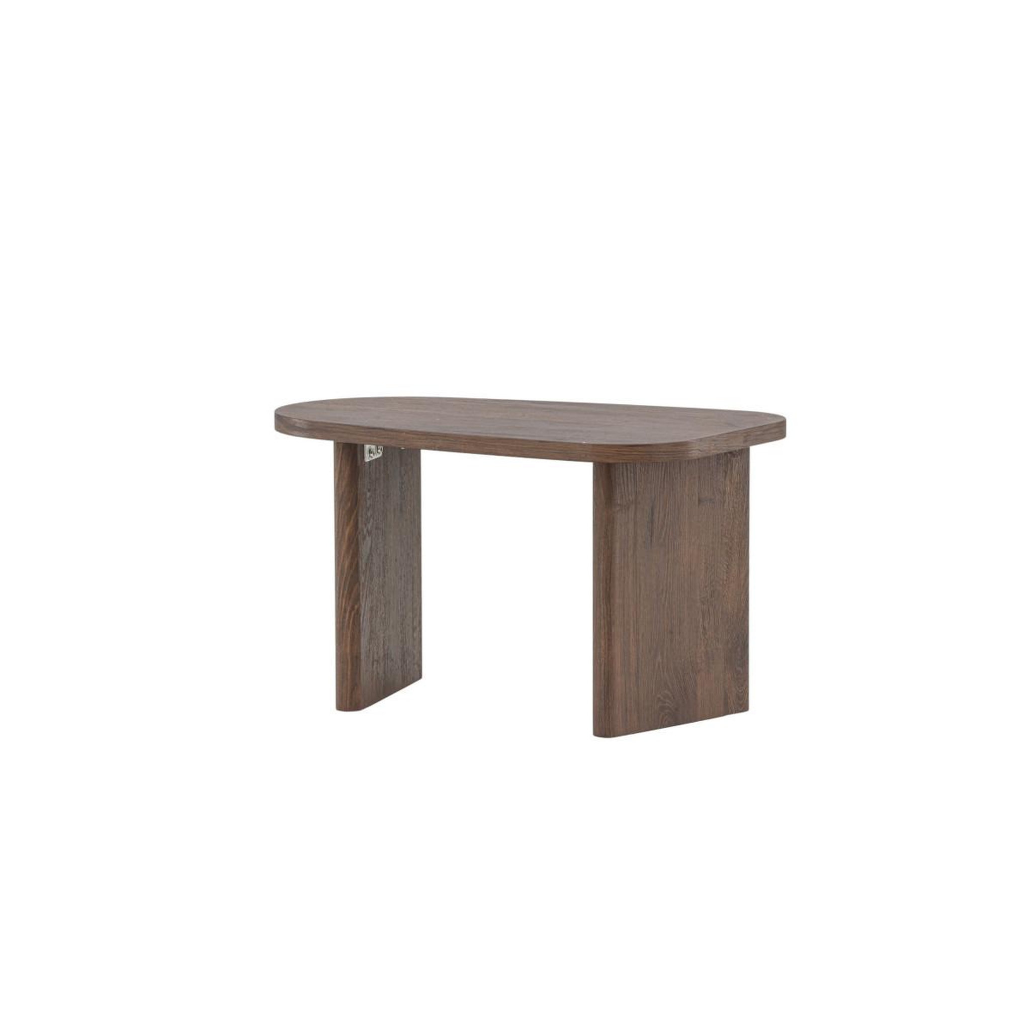 Voir la diapositive 3 : Paris Prix Table d'appoint design  gronvik  70cm marron