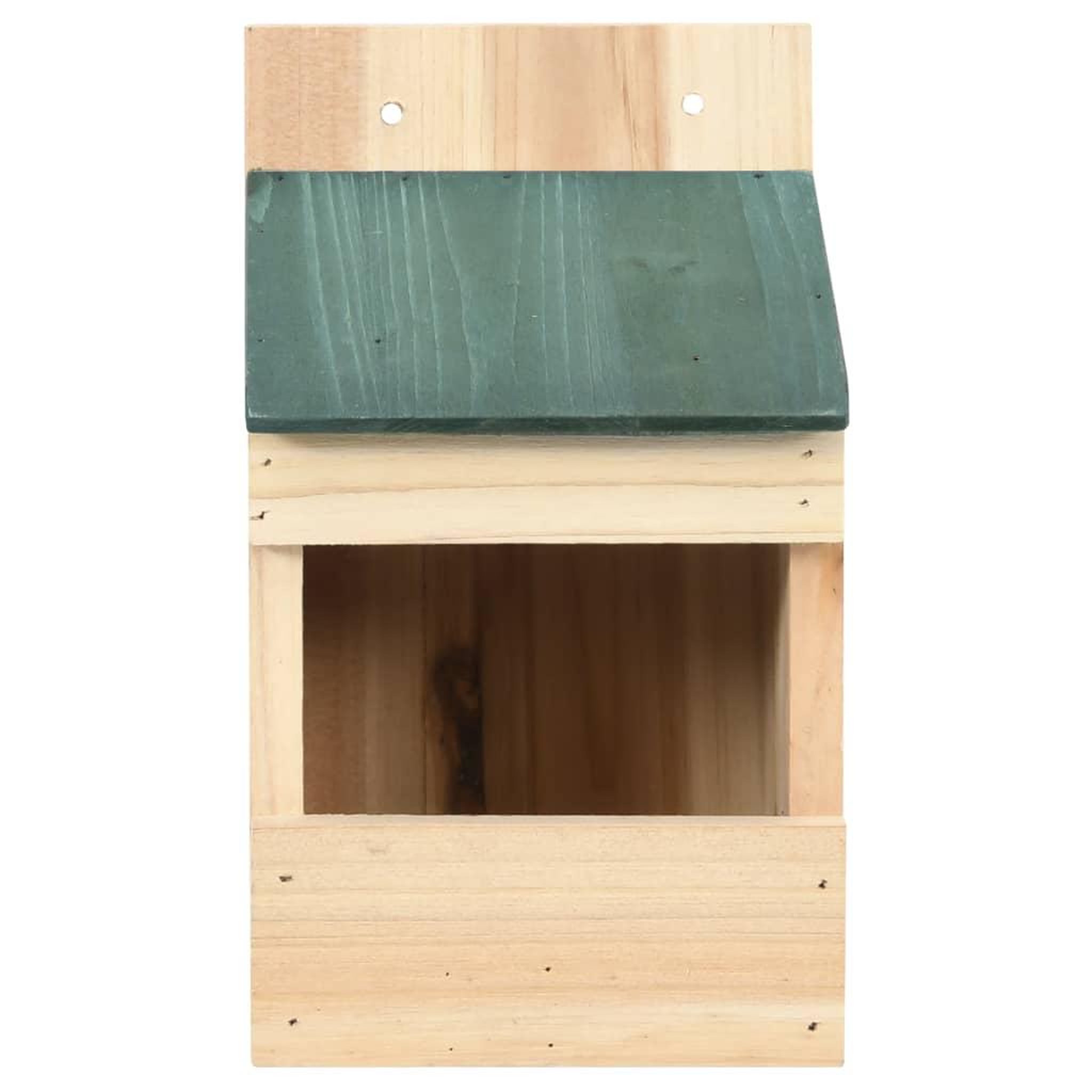 Voir la diapositive 3 : VIDAXL Nichoirs 4 pcs 12x16x20 cm Bois de sapin