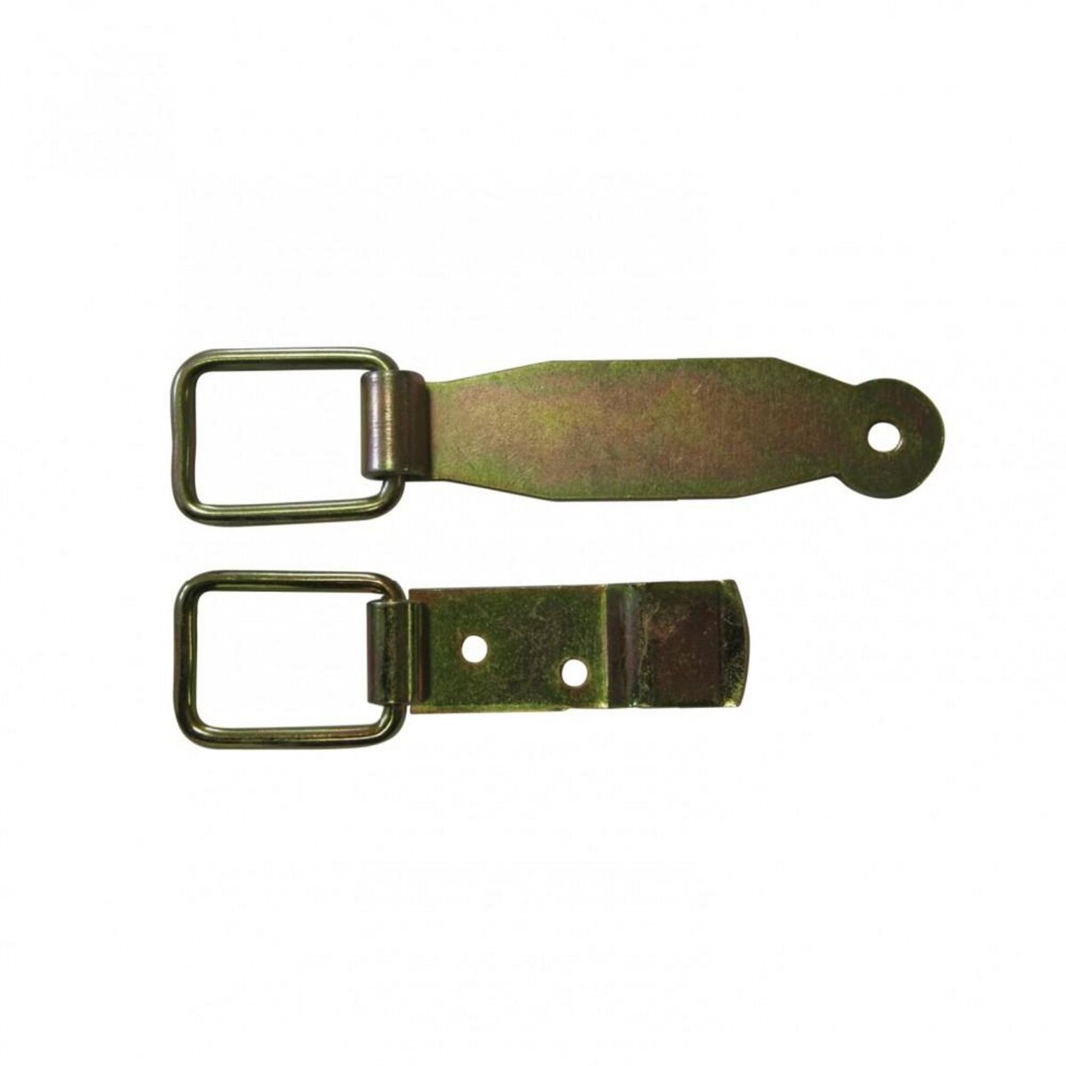 CENTRALE BRICO Loquet et support acier zingué, H.65 x L.130 x P.10 mm