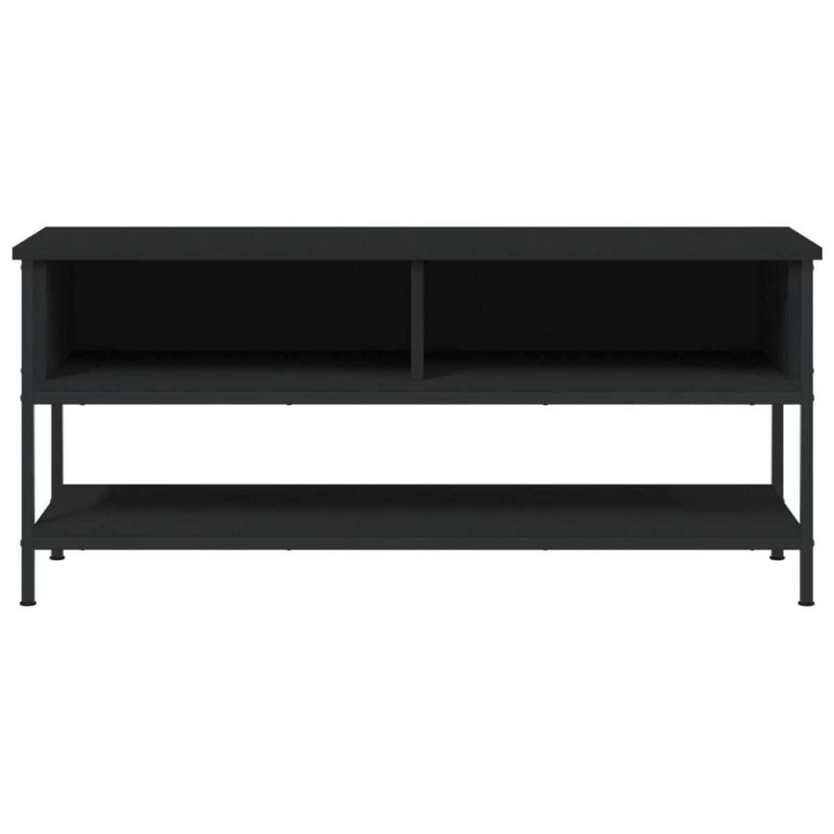 VIDAXL Meuble TV noir 100x35x45 cm bois d'ingenierie