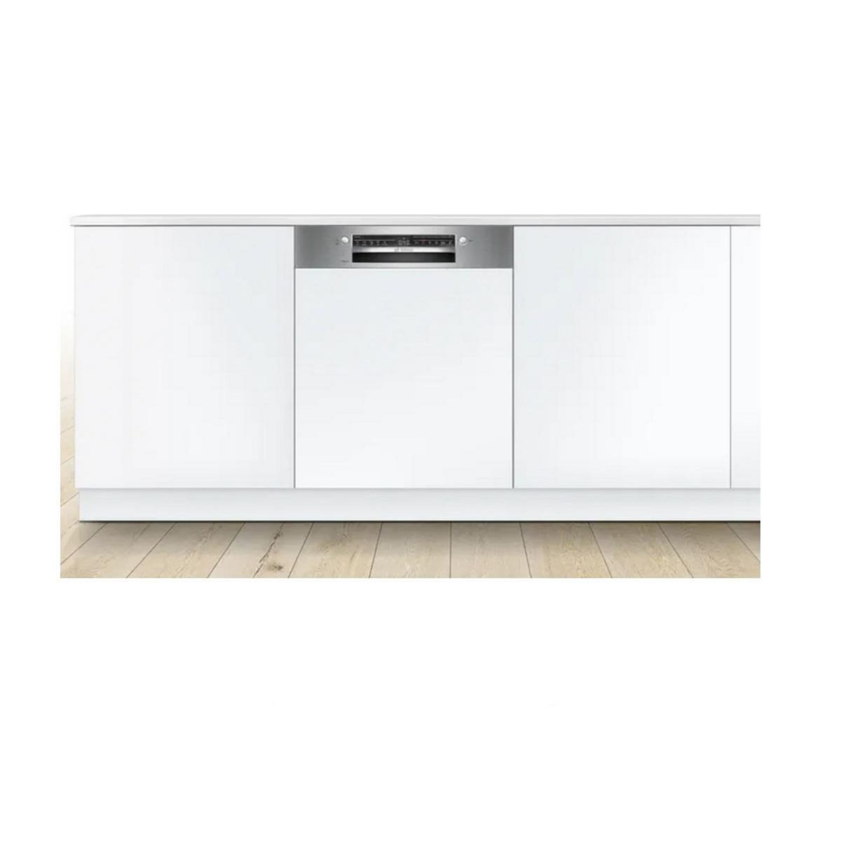 BOSCH Lave-vaisselle 60cm 13couverts 46db intégrable avec bandeau acier brossé - SMI2HTS02E