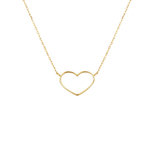 L'ATELIER D'AZUR Collier Coeur - Or Jaune - Femme