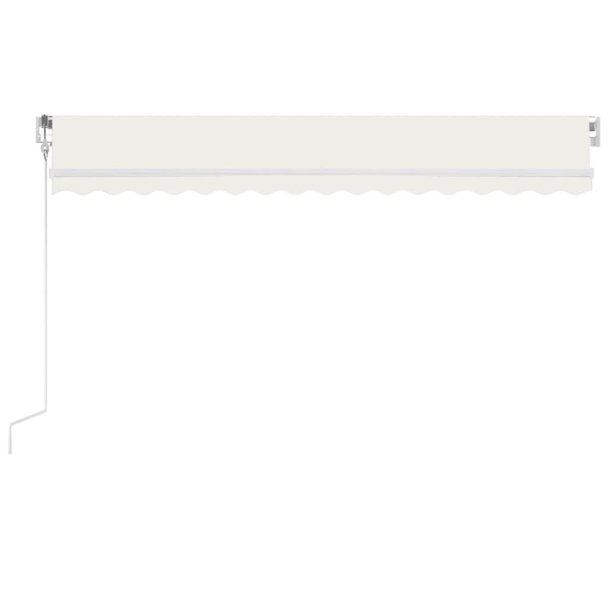 Voir la diapositive 4 : VIDAXL Auvent automatique avec capteur de vent et LED 400x350 cm Creme